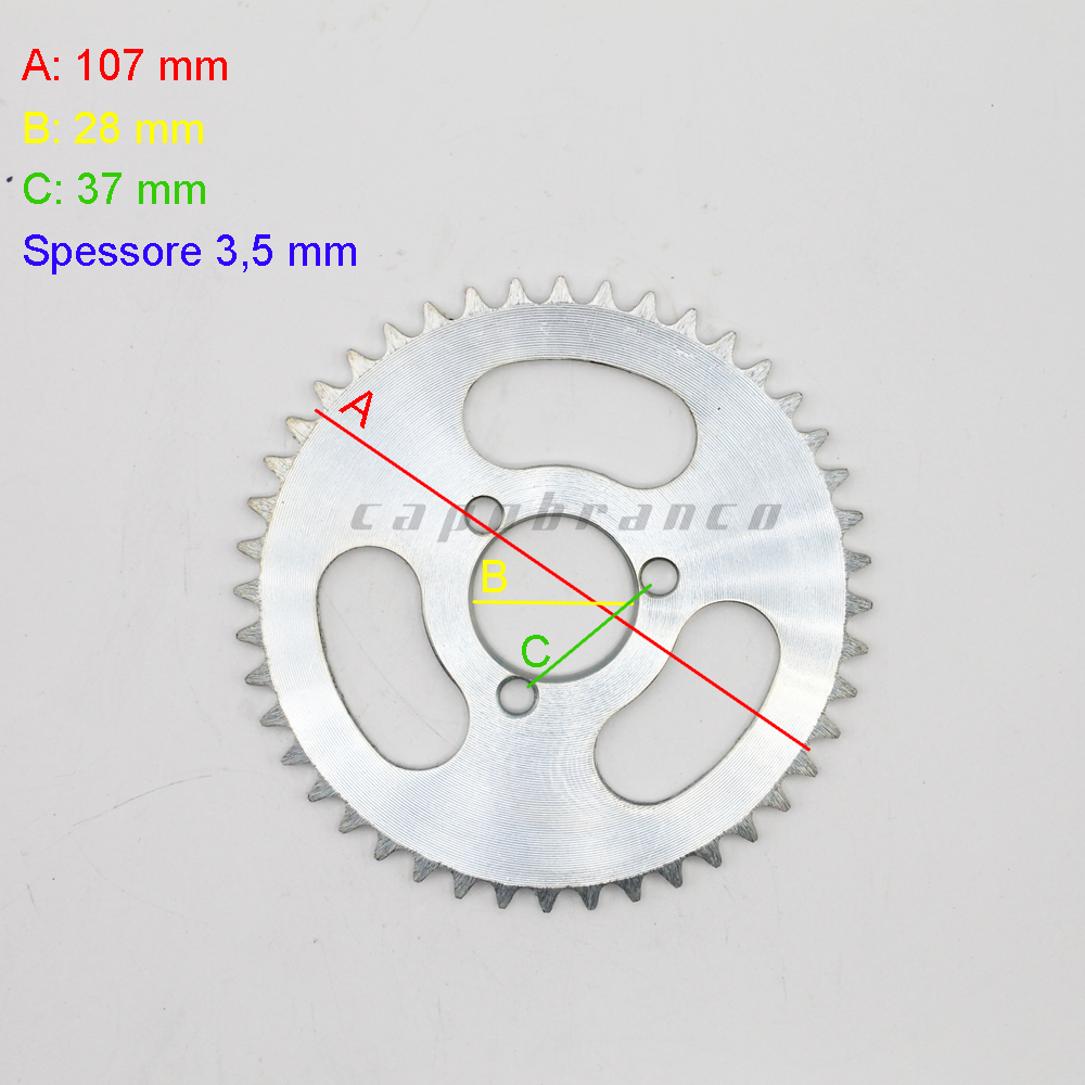 kit per trasformazione da 3 a 1 corona bicicletta