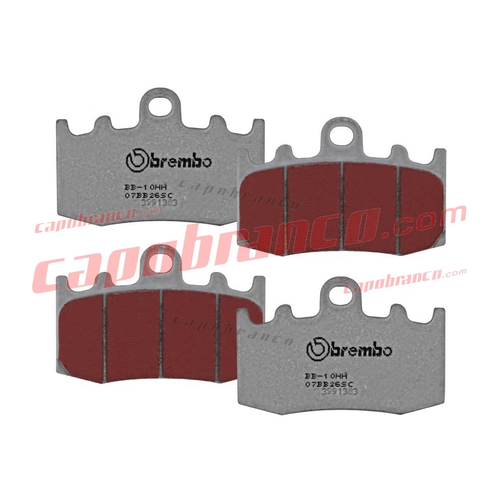 Capobranco Shop - Prodotto: 07BB26SC-2CP - PASTIGLIE FRENO ANTERIORI BREMBO  SC 07BB26SC - Brembo ( - Pastiglie freni);