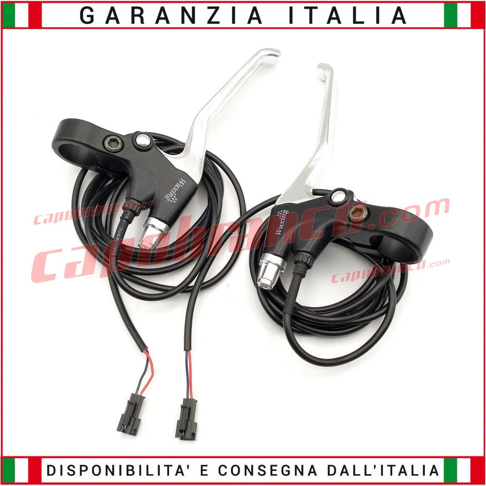 Capobranco Shop - Prodotto: ML00059 - Coppia Leve freno per Bicicletta  Elettrica E-Bike - Connessione Standard - Capobranco (RICAMBI BICI  ELETTRICHE - Freni);