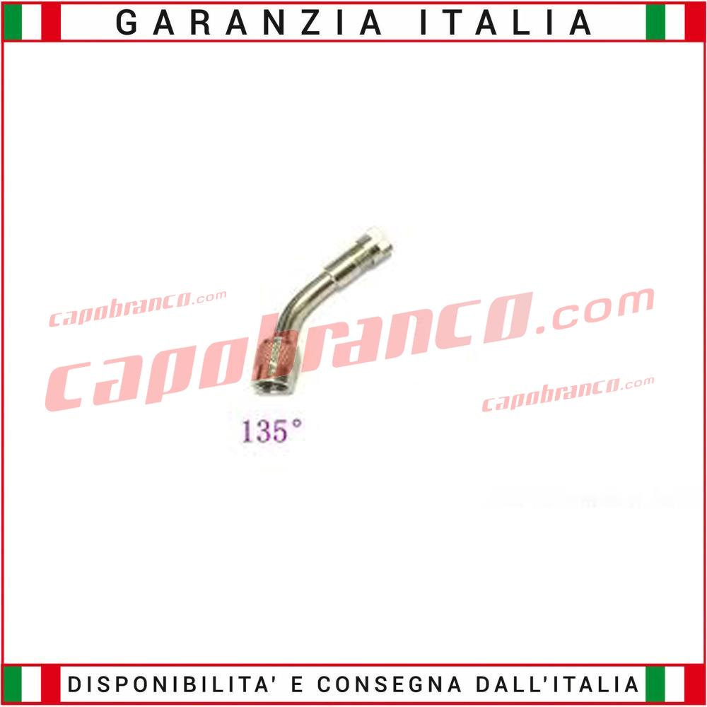 Capobranco Shop - Prodotto: KY-XA35 - Prolunga valvola pneumatici 135° -  Capobranco (RICAMBI MONOPATTINI ELETTRICI - Accessori);