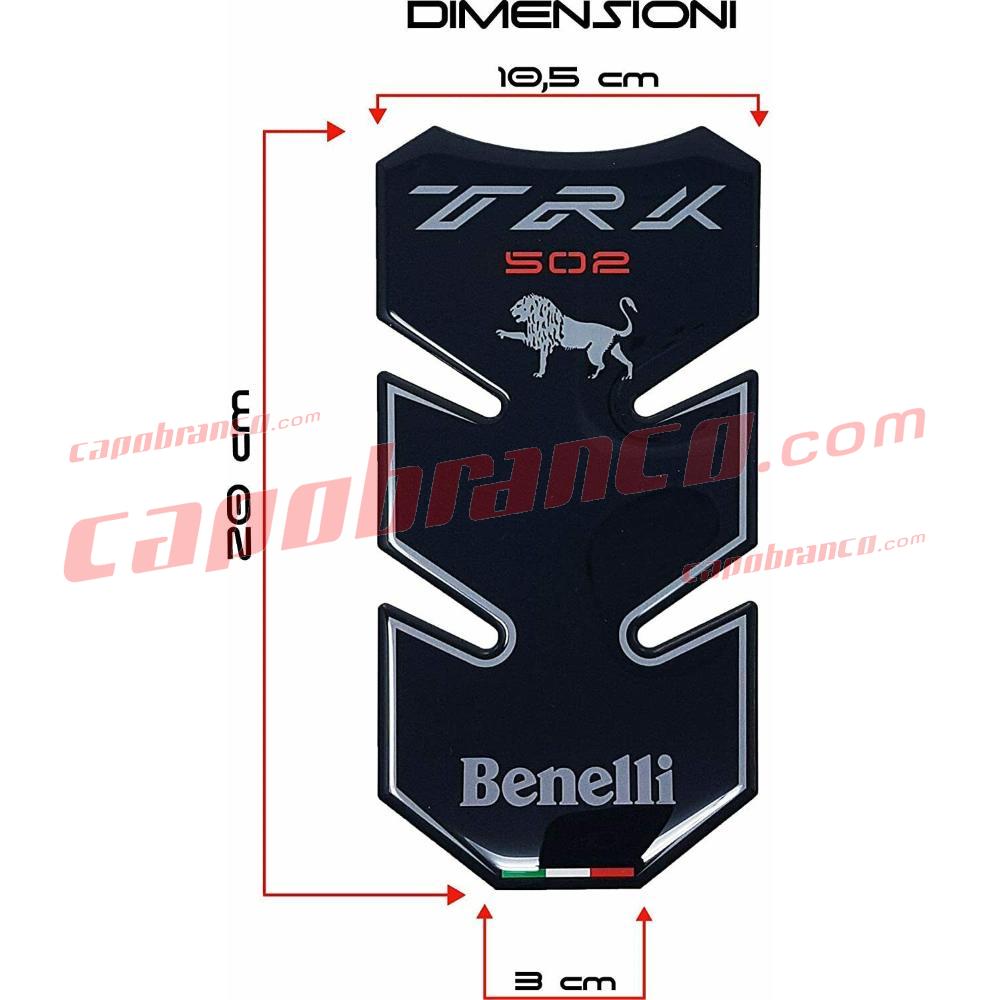 Capobranco Shop - Product: 18231 - QUATTROERRE COD.18231 PARASERBATOIO TANK  PAD ADESIVO 3D NERO PER MOTO BENELLI - - Senza marca/Generico - ( - Other  brands and generics);