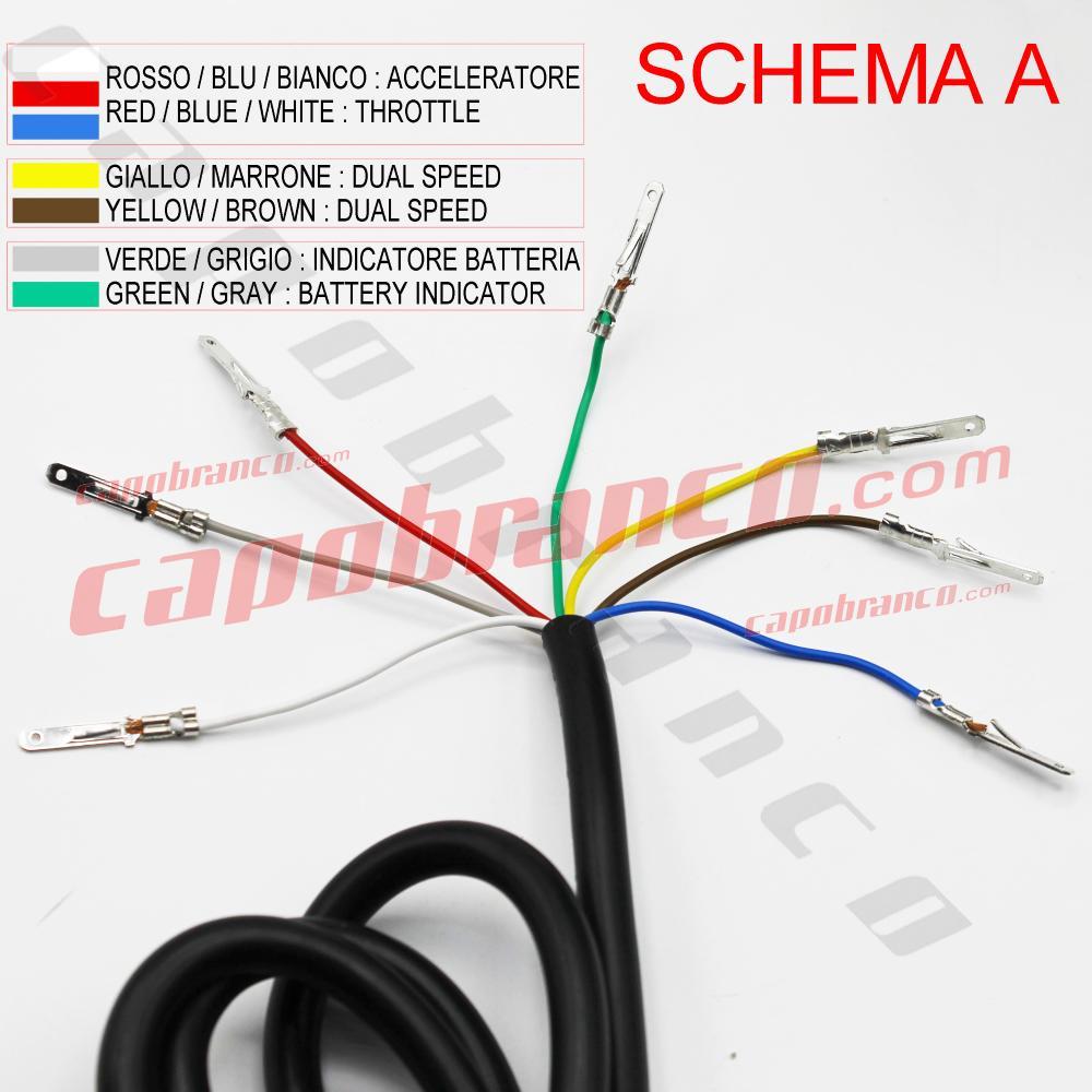 Capobranco Shop - Prodotto: ML00017 - Acceleratore a pollice Bike, scooter,  quad - Connessione UPG - Capobranco (RICAMBI BICI ELETTRICHE -  Acceleratori);