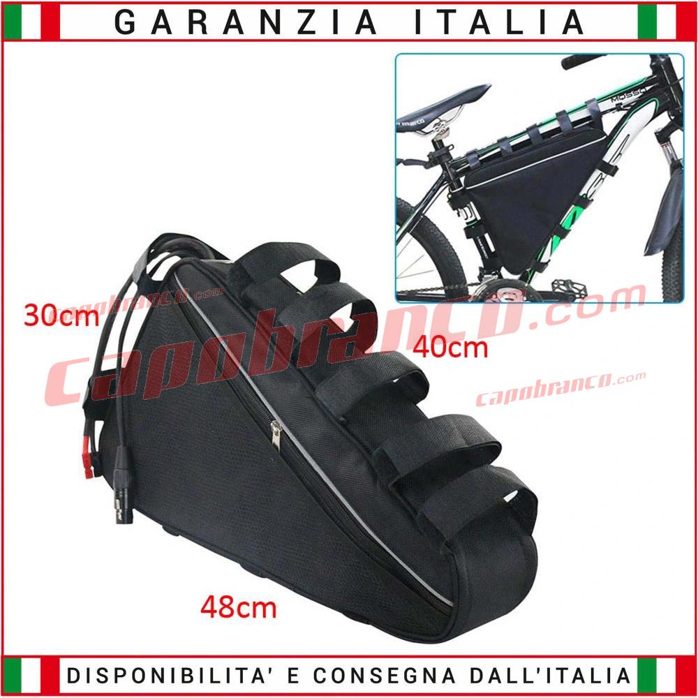 Capobranco Shop - Prodotto: KY-EB0049 - Borsa Batteria Triangolare per Bicicletta  Elettrica - Capobranco (RICAMBI BICI ELETTRICHE - Accessori);