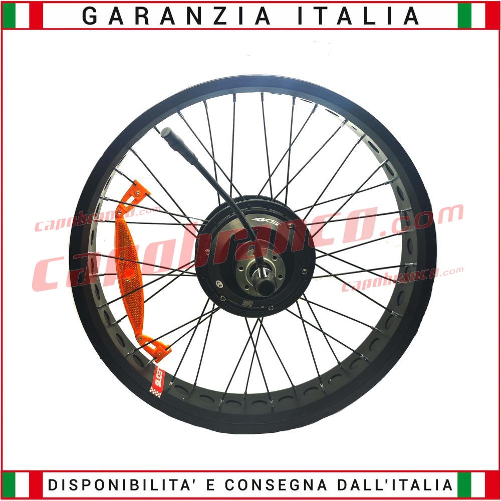 Capobranco Shop - Prodotto: RK20314 - Ruota completa di motore per bici  elettrica fat bike 20x4 RKS 250W 36V - RKS (RICAMBI BICI ELETTRICHE -  Ricambi RKS);