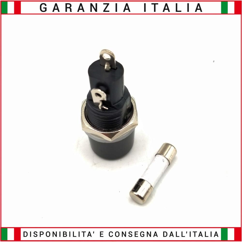 Porta Fusibile 5A per Batteria Bici Elettrica Ebike Scooter