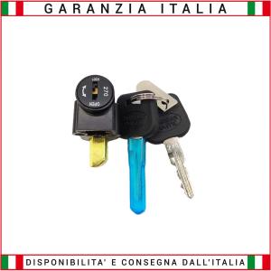 Blocchetto chiave per blocco batteria con apertura a molla