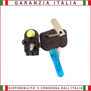 Blocchetto chiave per blocco batteria con apertura a molla