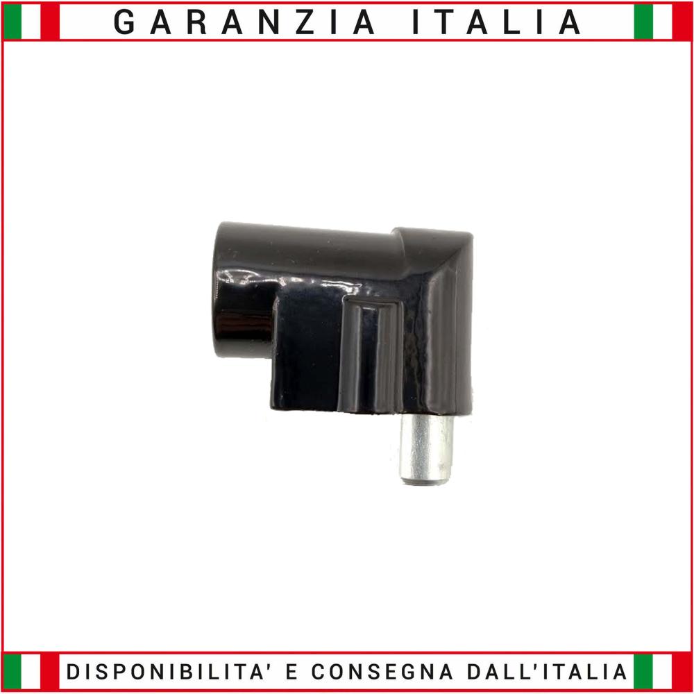 Key block for battery coupling with classic opening