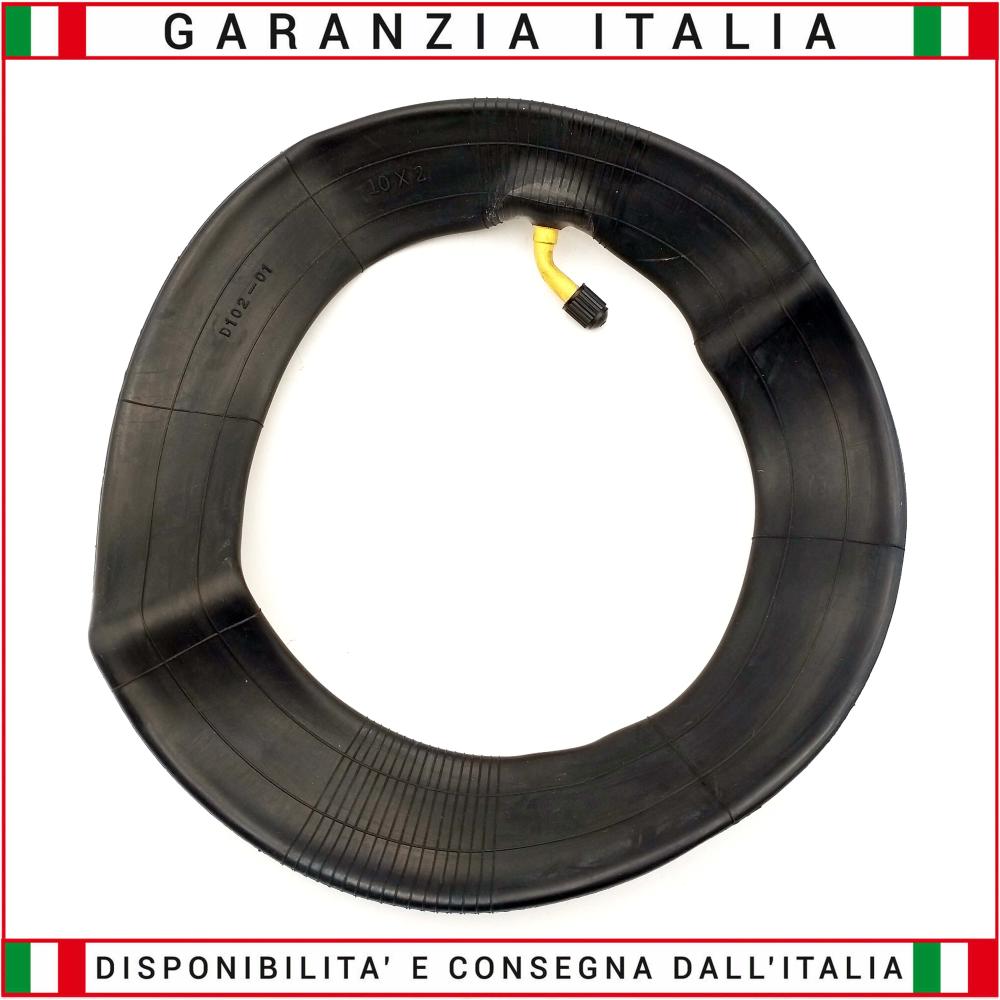 Camera d'aria rinforzata 10x2 pollici VALVOLA CURVA 90° (INTERNA)