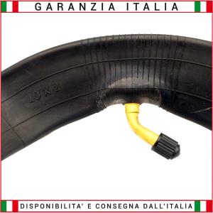 Camera d'aria rinforzata 10x2 pollici VALVOLA CURVA 90° (INTERNA)