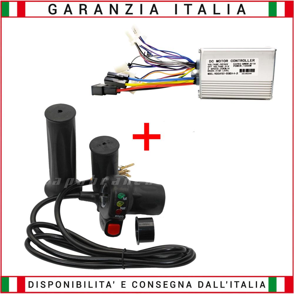 Kit Centralina 36V 1000W Brushed + Acceleratore 36V 