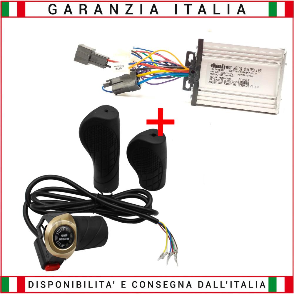 Kit Centralina 48V 1600W Brushed + Acceleratore 48V