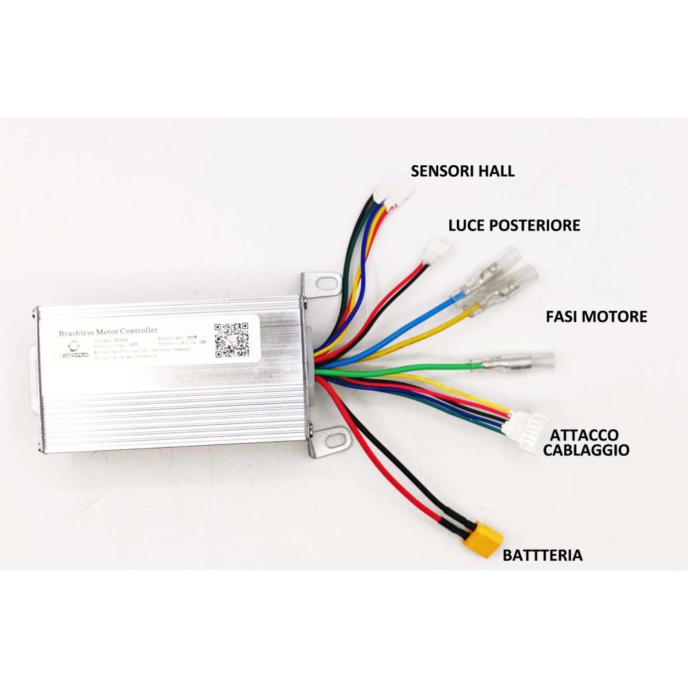 Kit 36V 350W completo con applicazione per monopattini elettrici