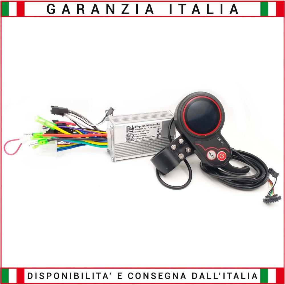 Kit Display Acceleratore + Controller per motori brushless 24/36V 19A 250/350W