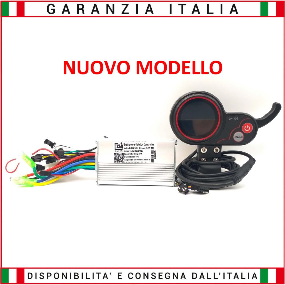 Kit Display Acceleratore + Controller per motori brushless 36/48V 17A 250/350W