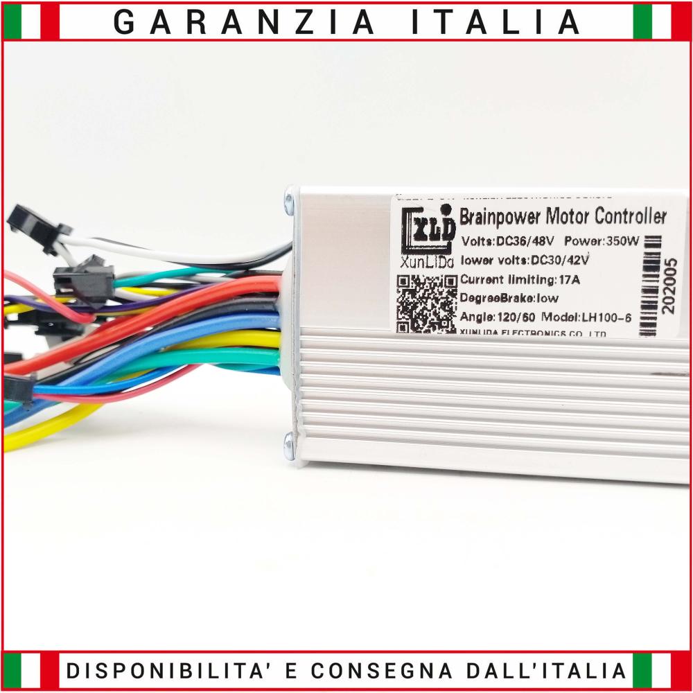 Kit Display Acceleratore + Controller per motori brushless 36/48V 17A 250/350W