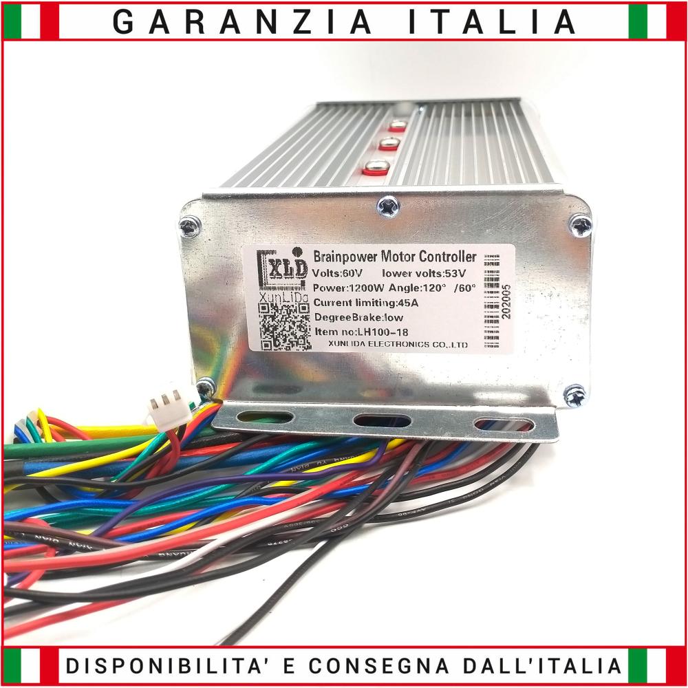 Kit Display Acceleratore + Controller per motori brushless 60V 1200W