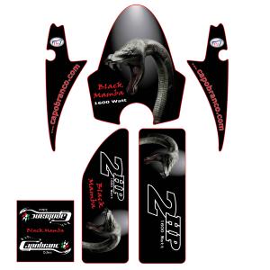 Kit adesivi Monopattino Elettrico BLACK MAMBA