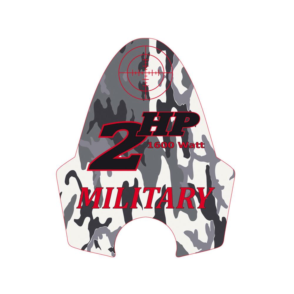 Kit adesivi Monopattino Elettrico MILITARY WHITE