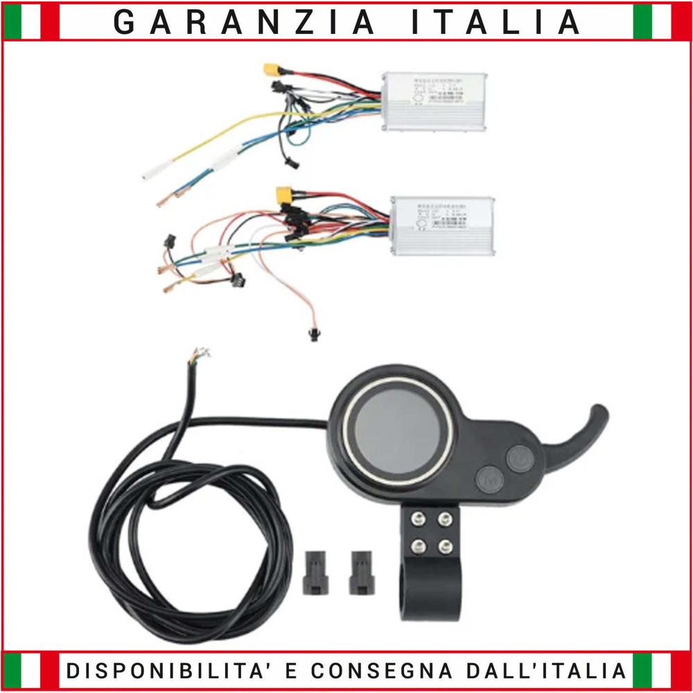 Kit Display + 2 Centraline per Monopattini 60V Due Motori