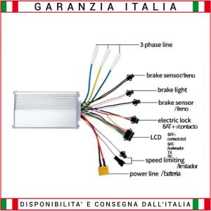 Kit Display + 2 Centraline per Monopattini 60V Due Motori