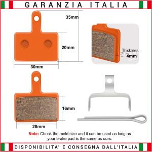 Pastiglie freno in Ceramica bici elettriche e bike monopattini elettrici veicoli 