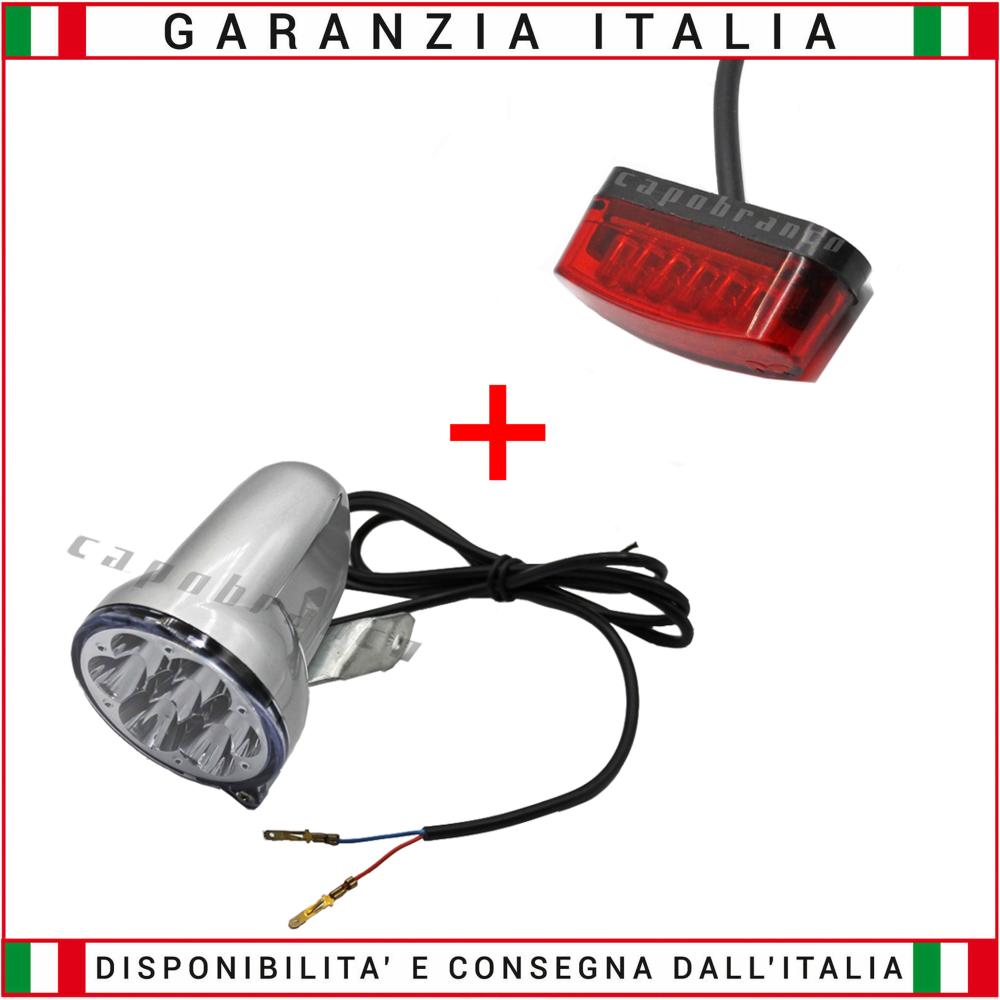 KIT LUCI FARO + FANALE A LED PER MONOPATTINO ELETTRICO 60V