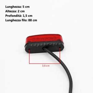 SMALL Rear Light for Electric Scooter 24V, 36V, 48V, 60V POSITION LIGHT + STOP