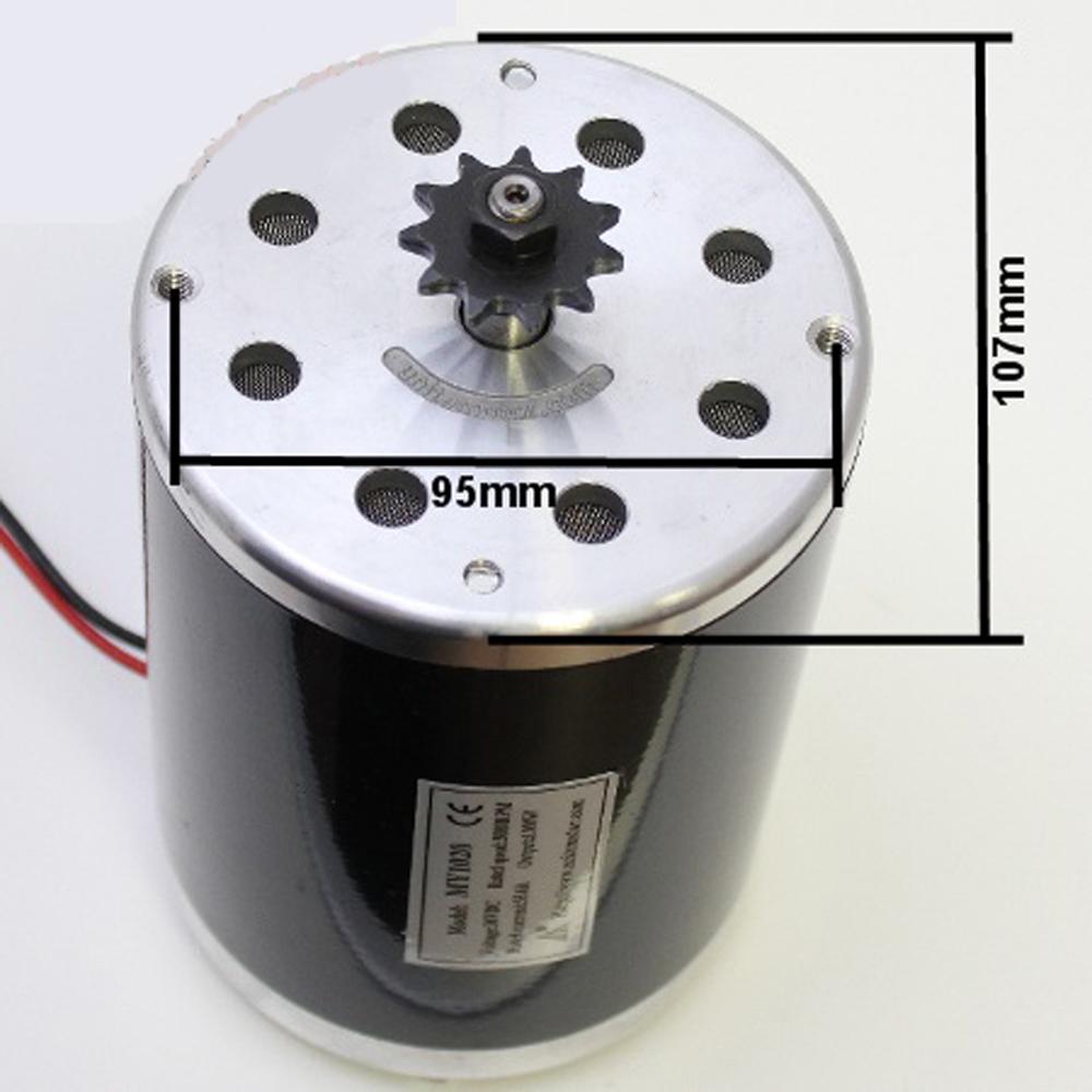 Motore elettrico BRUSHED 48V 1000/1600W per monopattini e veicoli elettrici