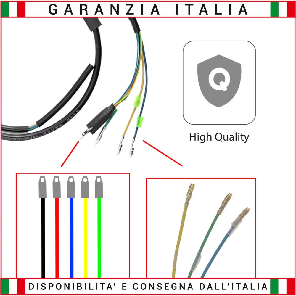 Cablaggio motore per monopattini