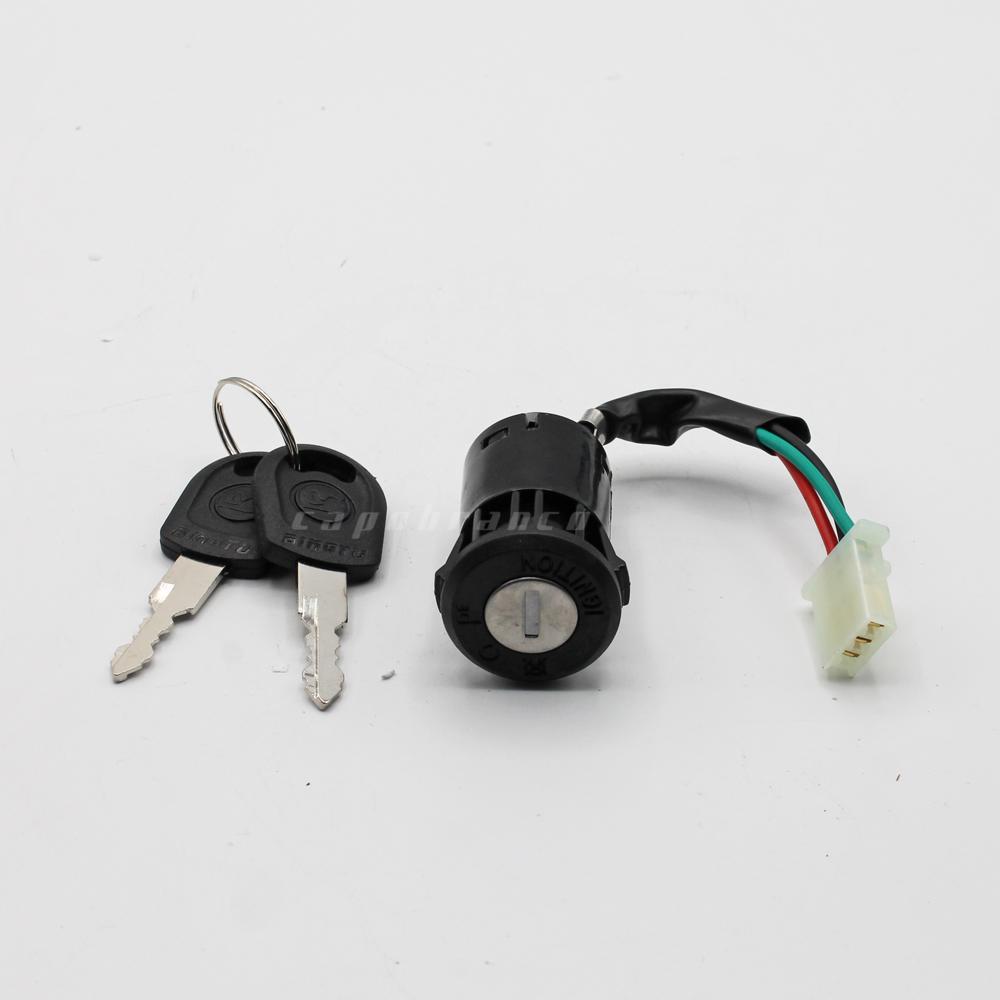 Key lock for electric scooter, ebike, quad and scooter
