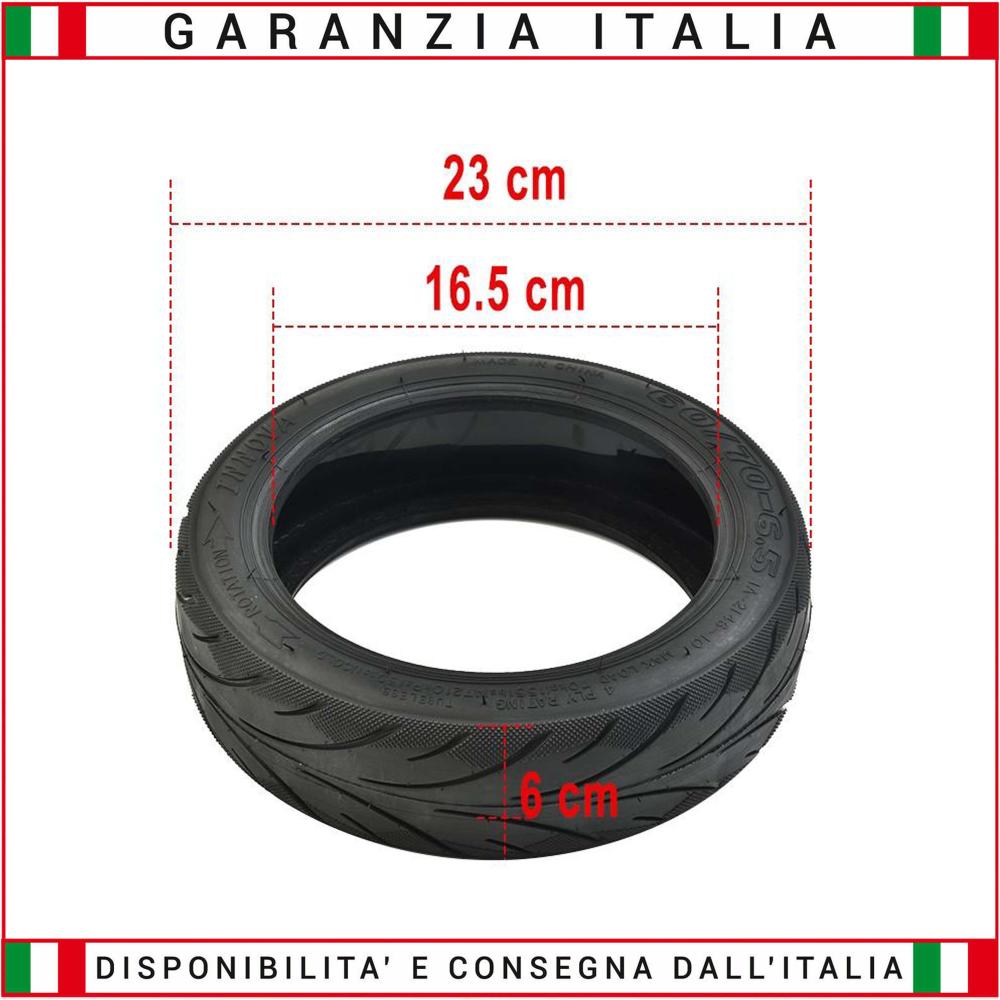 Pneumatico rinforzato 60/70-6.5 antiforatura gel all'interno