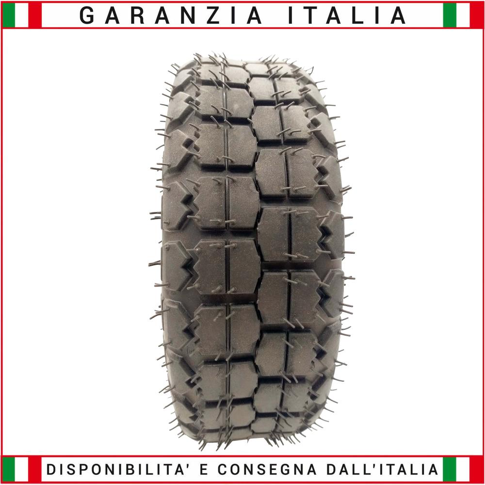 Tire SIZE 4.10 / 3.50-4 COMPLETE WITH AIR CHAMBER