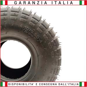 Tire SIZE 4.10 / 3.50-4 COMPLETE WITH AIR CHAMBER