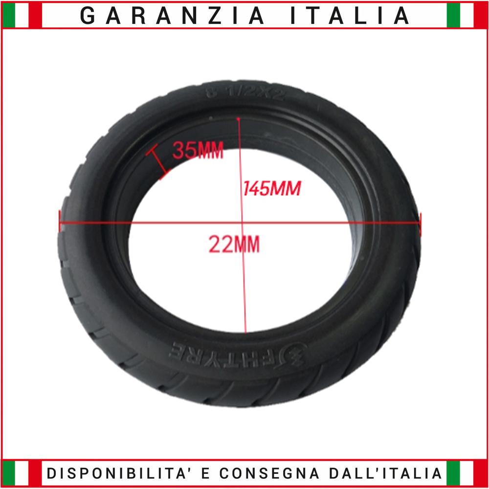 Kit Pneumatici PIENI Antiforatura 8 1/2 x 2 