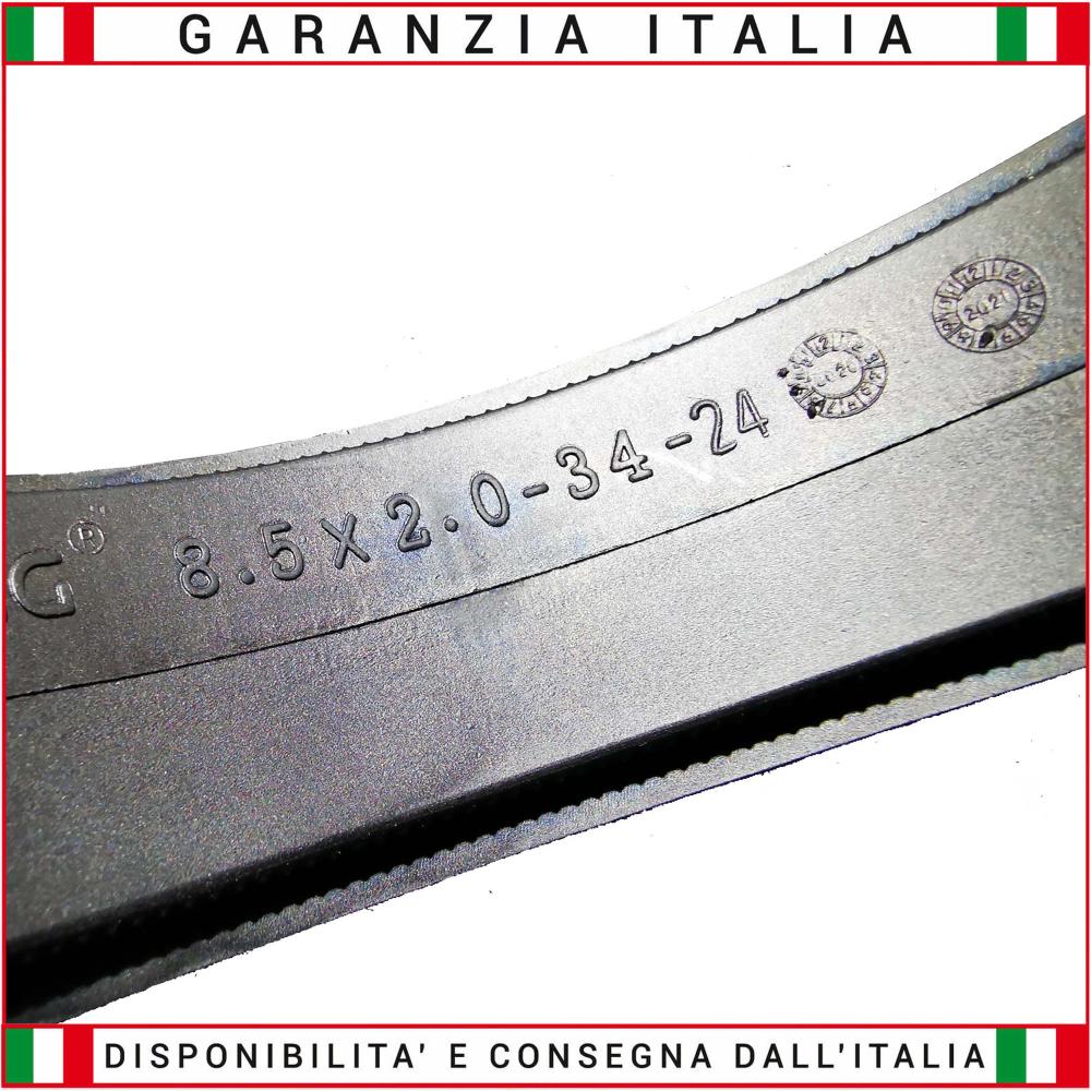 Pneumatico SOLIDO 8 1/2 x 2  pollici nido d'ape