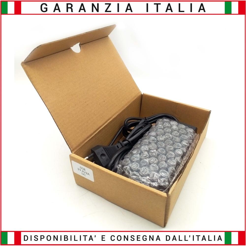 Caricabatterie rapido per batterie al LITIO 24V 2.0A 