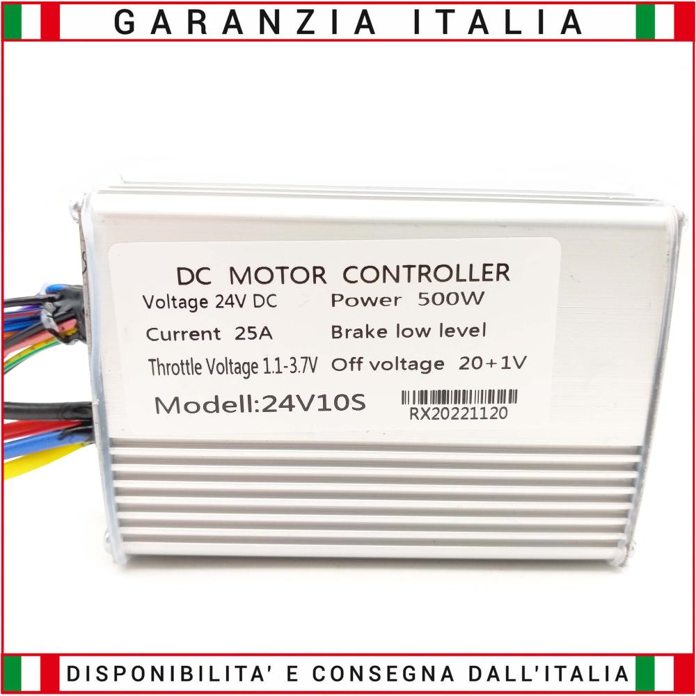 Centralina 24V 250/500W per Motori con Spazzole (Brushed)