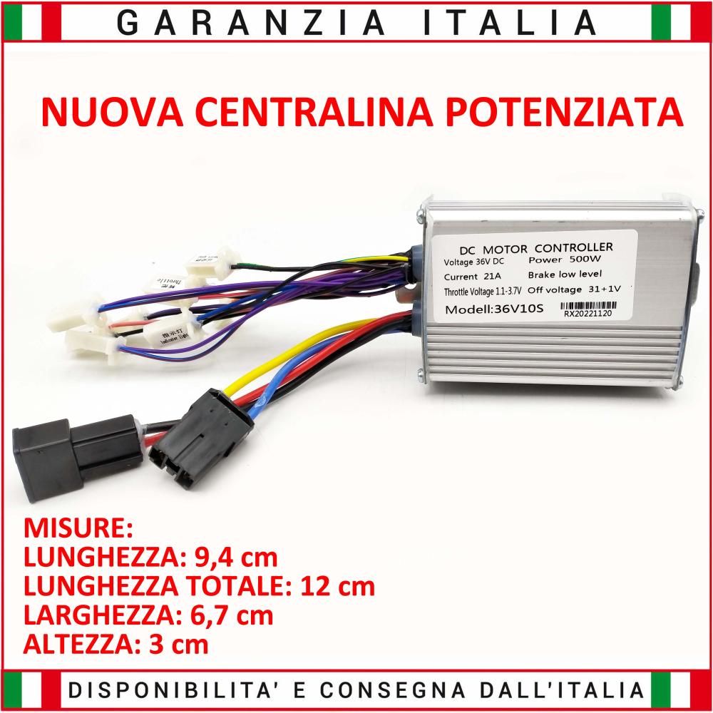 Centralina 36V 250/500W per motori con spazzole (Brushed)