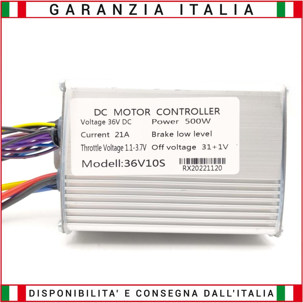 Centralina 36V 250/500W per motori con spazzole (Brushed)