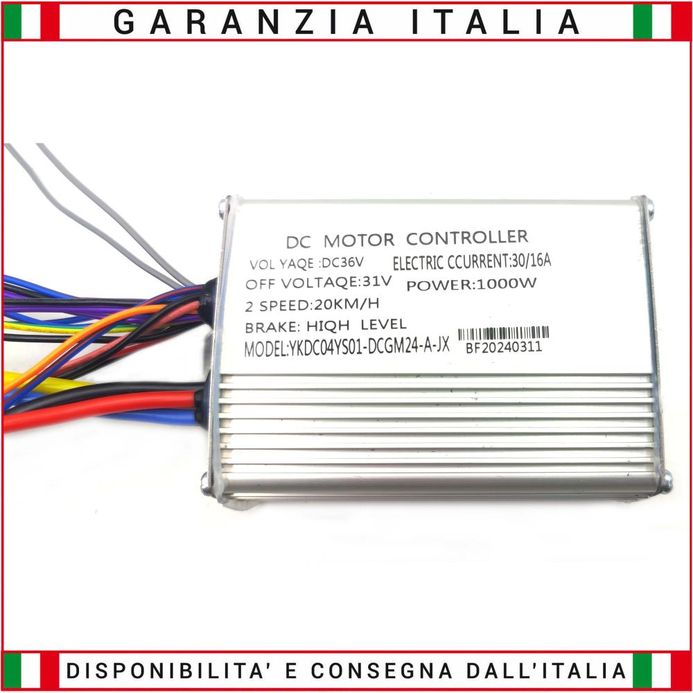 Centralina 36V 800/1000W per motori con spazzole (Brushed)