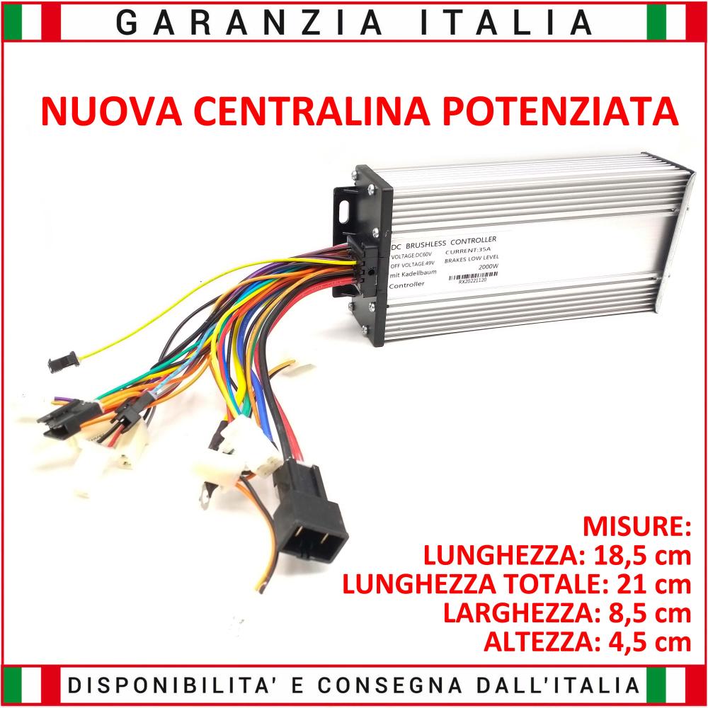 Centralina 60V 2000/2500W per monopattini elettrici motori senza spazzole (BRUSHLESS)