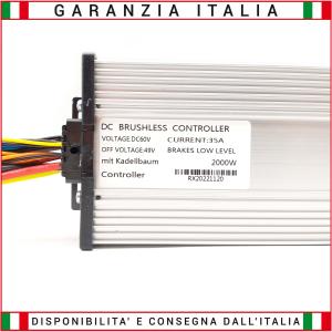 Centralina 60V 2000/2500W per monopattini elettrici motori senza spazzole (BRUSHLESS)