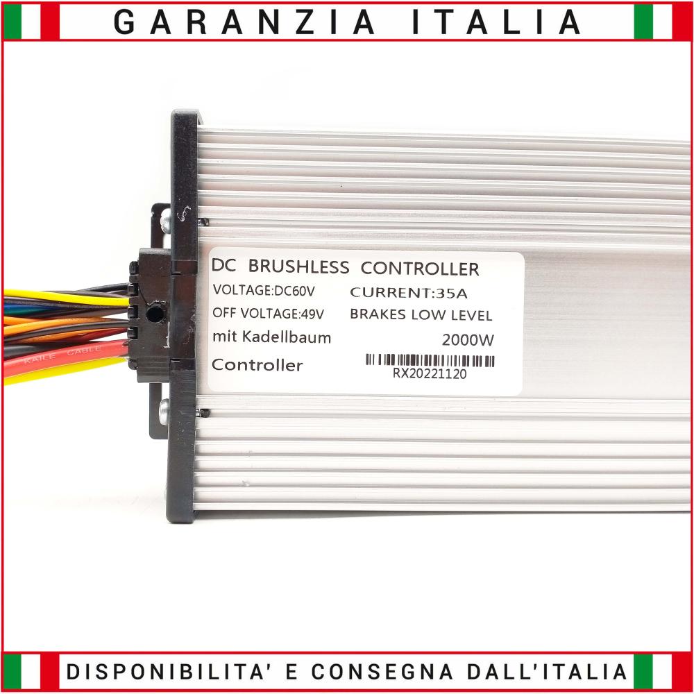 Centralina 60V 2000/2500W per monopattini elettrici motori senza spazzole (BRUSHLESS)