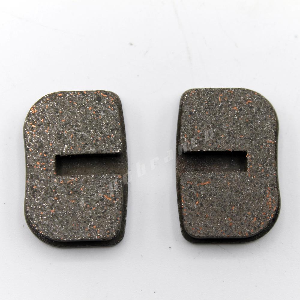 Rectangular pads for disc brake caliper