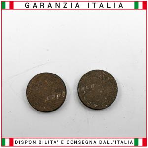 Round pads for disc brake caliper