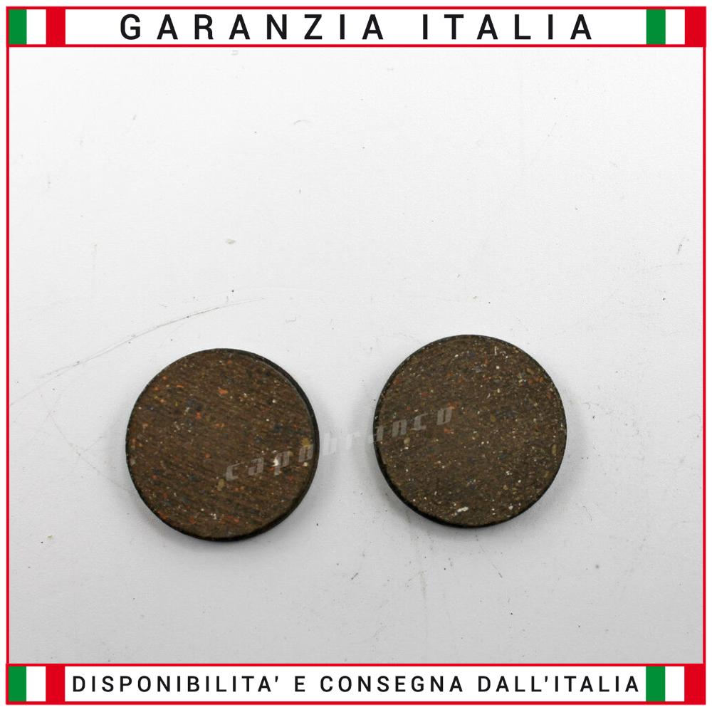 Round pads for disc brake caliper