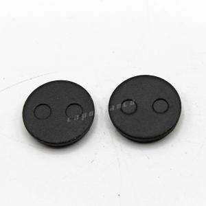 Round pads for disc brake caliper