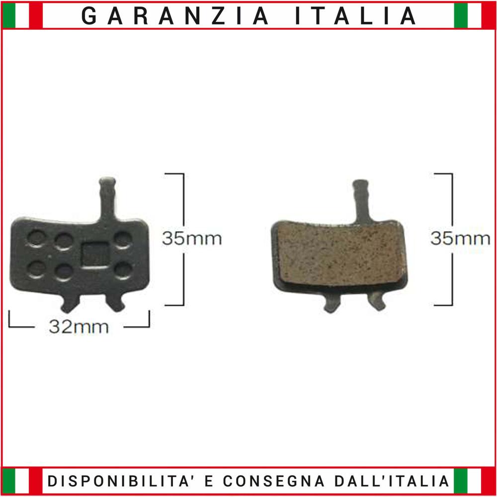 Pastiglie per e-bike monopattini elettrici veicoli elettrici
