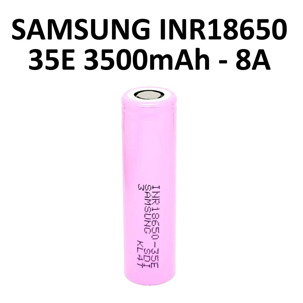 Samsung INR18650-35E 3500mAh - 8A Lithium Cells